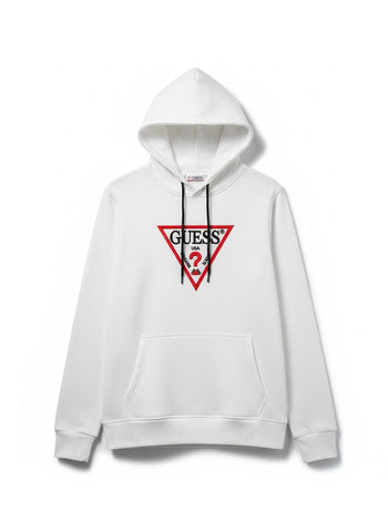 White Guess Hoodie
