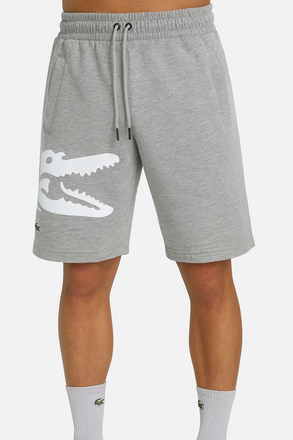Grey Lacoste Short
