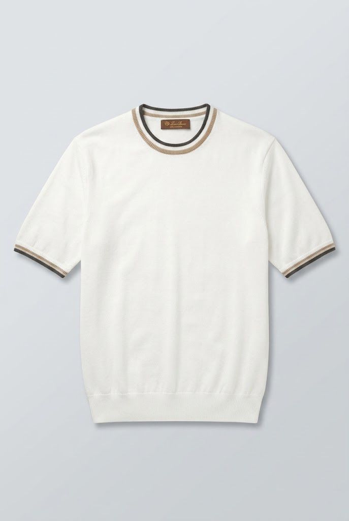 White Loro Piana T-shirt