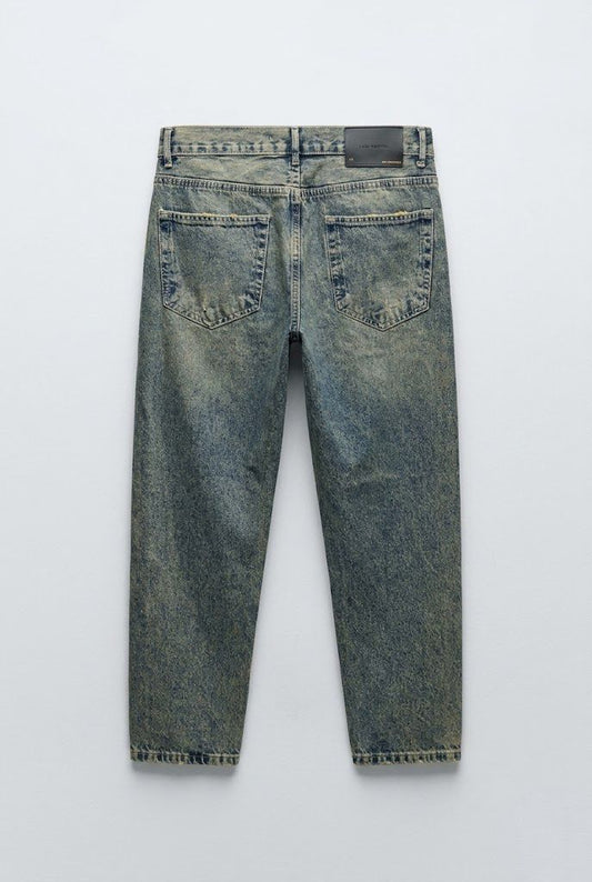 Faded Bluegreen Zara Jeans