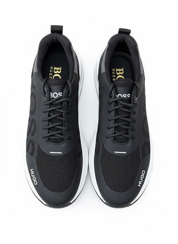 Black Boss Lace-Up Sneaker