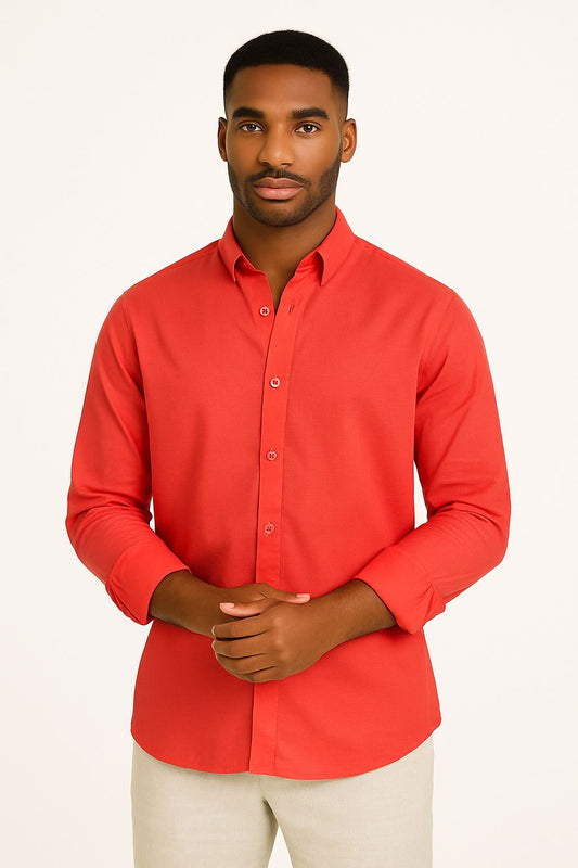 Red Armani Shirt