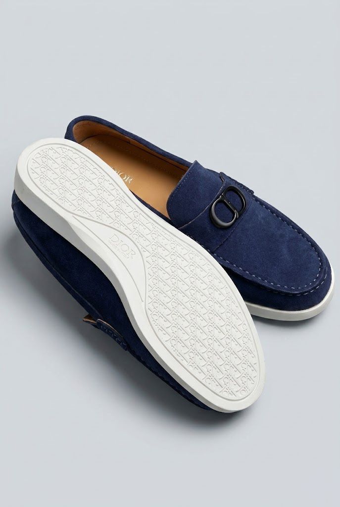 Navy Christian Dior Shoes