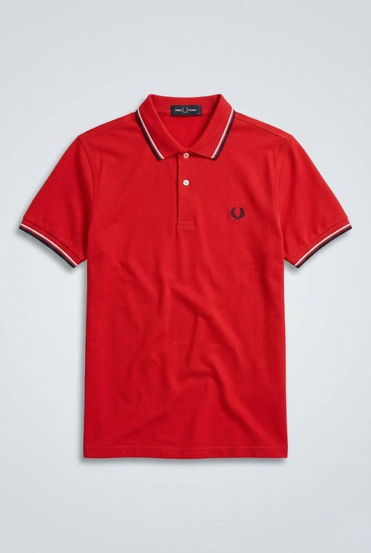 Red Fred Perry Shirt