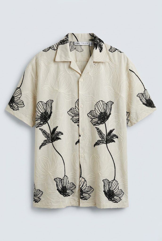 Beige Zara Shirt