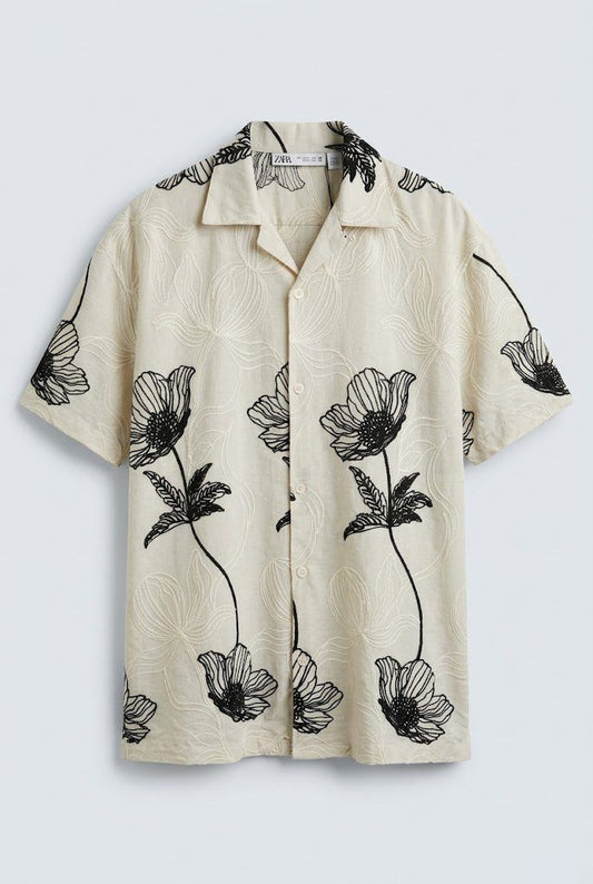Beige Zara Shirt